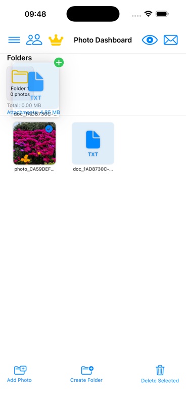Folder organization