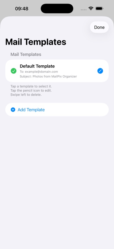 Email templates