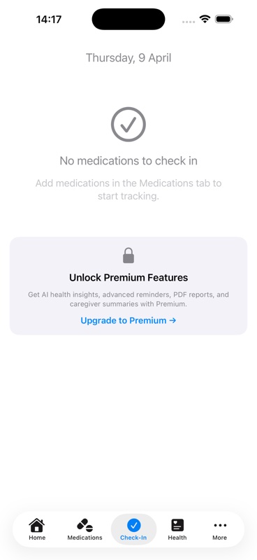 Health metrics tracking