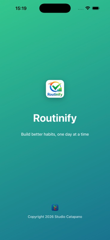Routinify Splash Screen